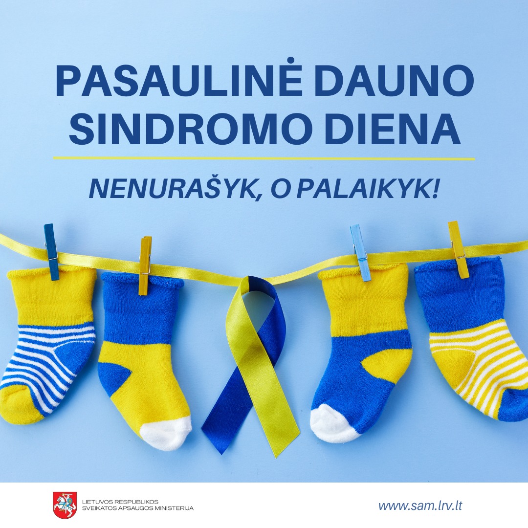 Read more about the article Pasaulinė dauno sindromo diena