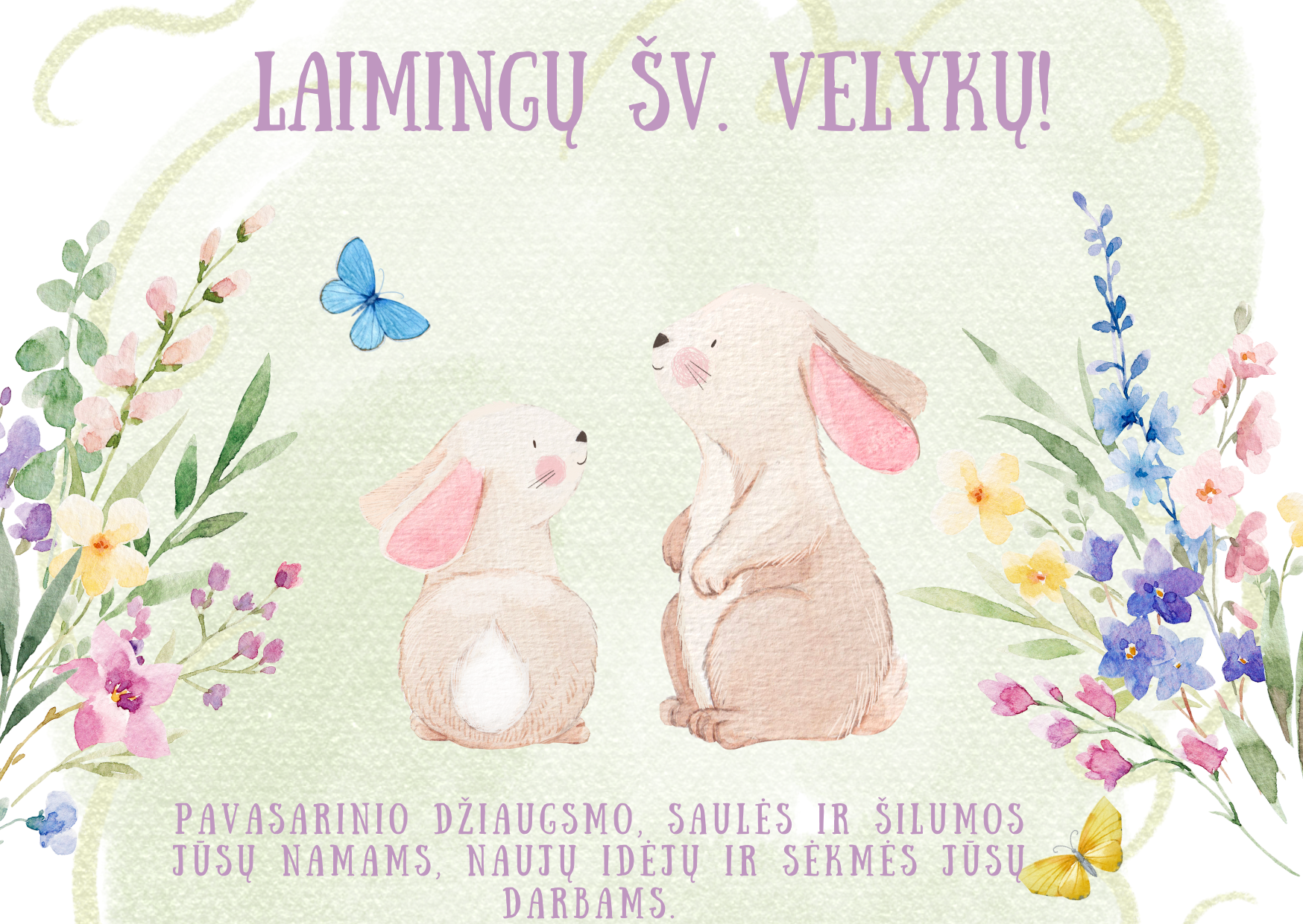 Read more about the article Su Šv. Velykomis!